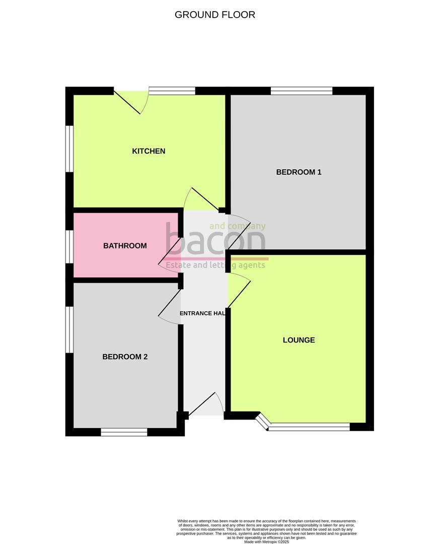 Floor Plan | Bungalow - Semi Detached | Lingfield Close, Worthing | For Sale